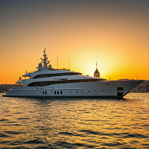 Private yacht on the Bosphorus