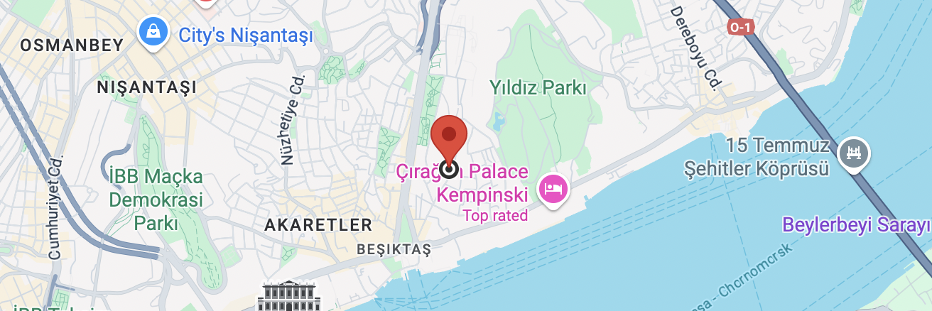 Istanbul yacht meeting point map